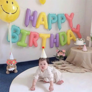 Bóng chữ Happy Birthday đủ màu , phụ kiện trang trí sinh nhật , bóng sinh nhật
