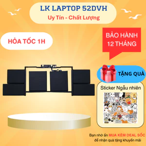 Pin Laptop A1820 ZIN 6 CELL dùng cho Pro Retina 15" A1707 A1820 (Late 2016 Mid 2017), MLH32LL/A