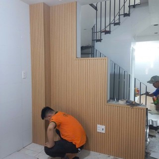 Tấm Ốp Tường Lam 3 Sóng Thấp Loại ngắn ( Dài 95cm rộng 19cm) có nhận thi công