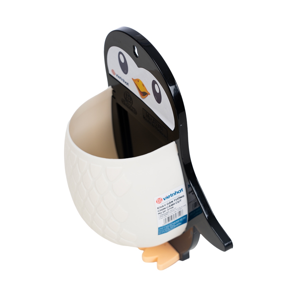 Khay dán tường chim cánh cụt 5706 việt nhật, Cốc Đựng Bàn Chải Đánh Răng Cao Cấp GD Việt Nhật