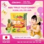 Kẹo Trái Cây Vị Kiwi, Dâu Tây, Dứa - Kết hợp cùng trái cây tươi sấy khô, 80g/ gói, Eikodo Việt Nam