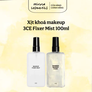 Xịt Khoáng Khoá Trang Điểm Khoá Nền 3CE Makeup Fixer Mist