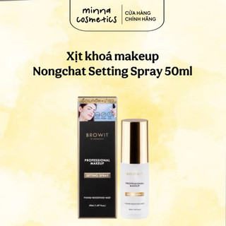 [Nongchat] Xịt Khoá Trang Điểm Khoá nền Browit by NONG CHAT Setting Spray