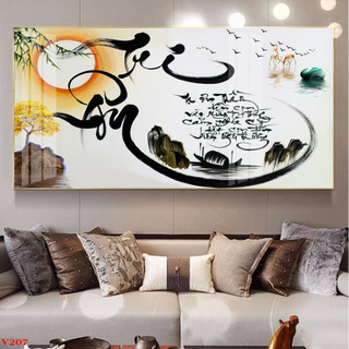 [TRANH THƯ PHÁP TRI ÂN THẦY CÔ] Tranh Tráng Gương Bo Viền Cao Cấp - Tranh Tri Ân - Quà Tặng Cuối Năm Cho Thầy Cô Giáo