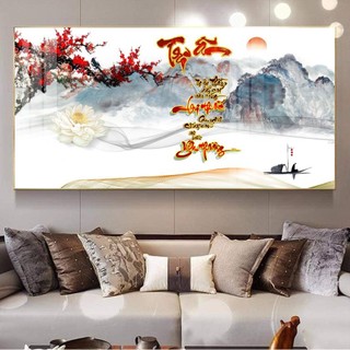 [TRANH THƯ PHÁP TRI ÂN THẦY CÔ] Tranh Tráng Gương Bo Viền Cao Cấp - Tranh Tri Ân - Quà Tặng Cuối Năm Cho Thầy Cô Giáo
