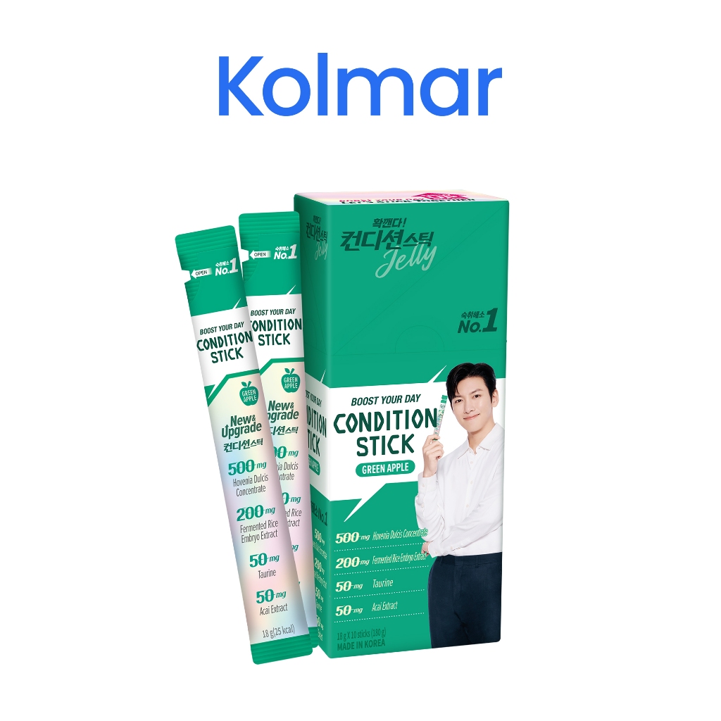 Thạch Khúng Khéng CONDITION STICK - Vị Táo - Thực Phẩm Bổ Sung (Hộp 10 gói)