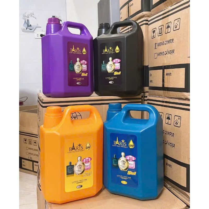 Combo 3 can nước giặt PARI  hương nước hoa ( 5L/1 can)
