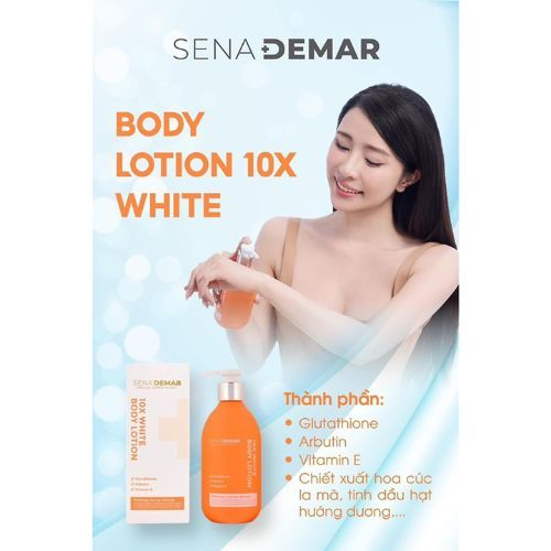 Kem Dưỡng Thể Senademar 10X - Hình ảnh thực tế
