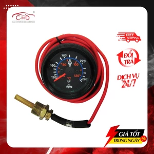 Đồng Hồ Đo Nhiệt Độ Nước Làm Mát VIAIR Alpha 300108 Dây 1.8m