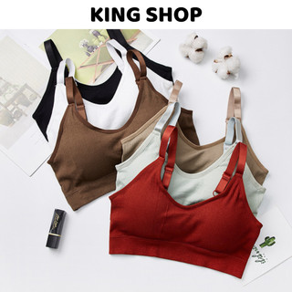 Combo 3 Áo Bra Nữ 2 Dây Mút Mỏng Điều Chỉnh Ngắn Dài, Áo Lót Nữ Mềm Thoáng Mát B-1182