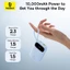 Sạc dự phòng Baseus Qpow3 & Qpow Pro+ 20000mAh/10000mAh PD22.5W Màn Số LED Cáp Kép Sạc Nhanh 2 Thiết Bị