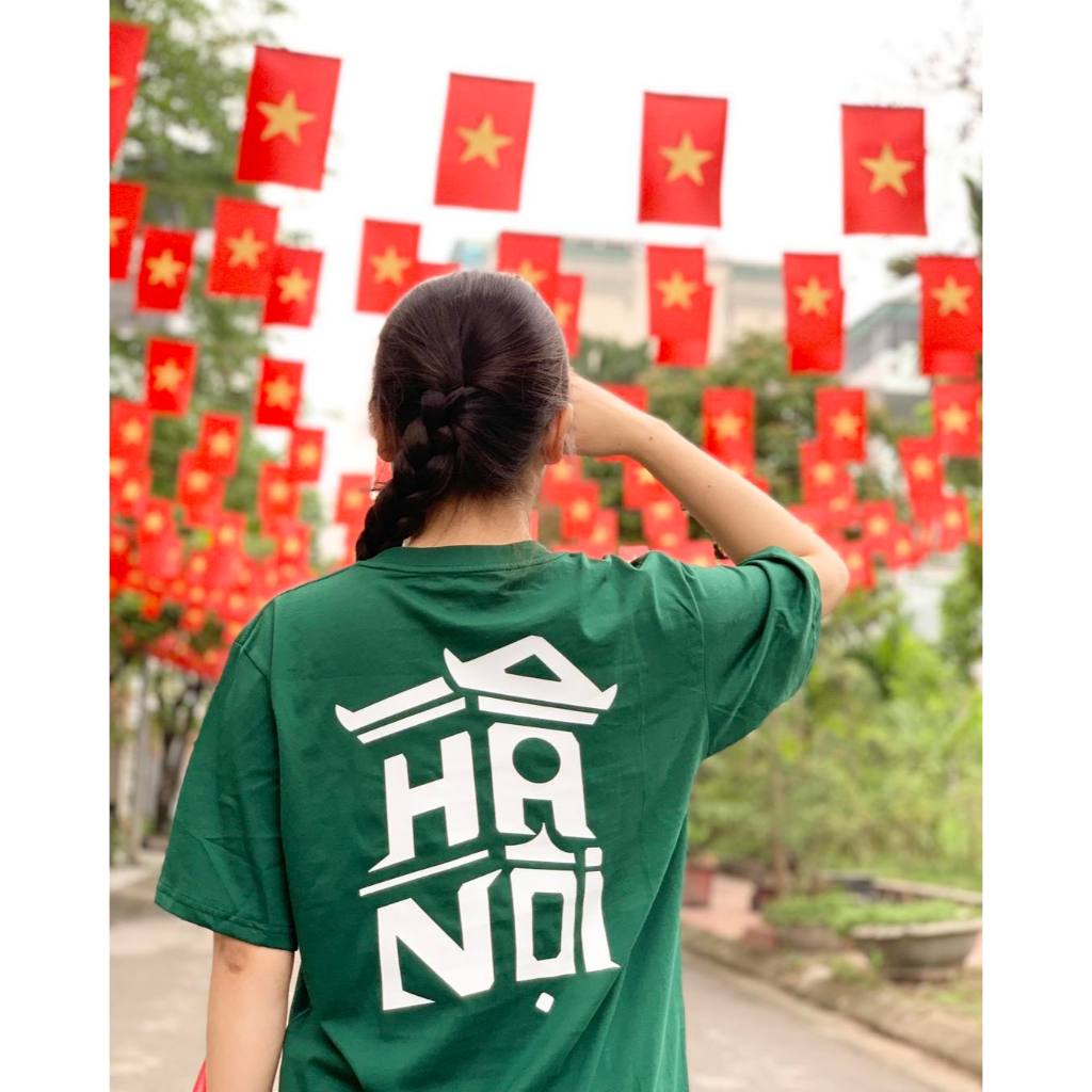 Áo thun Oversize cotton unisex nam nữ Goodore Shape of Vietnam mẫu Hà Nội thoáng mát năng động thiết kế độc đáo