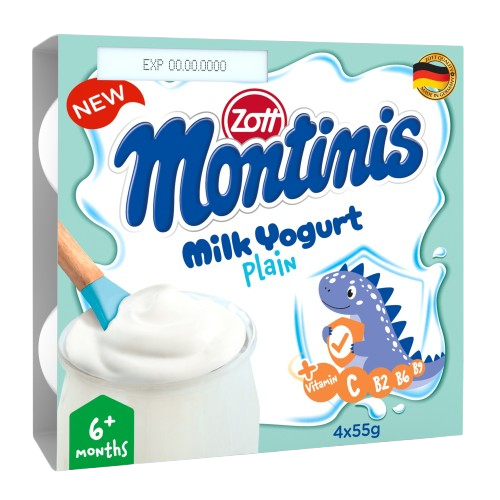 Sữa chua Zott Montinis cho bé từ 6m+ lốc 4*55gr
