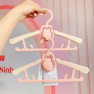 Set 5 móc treo quần áo trẻ em cao cấp hoạ tiết đáng yêu