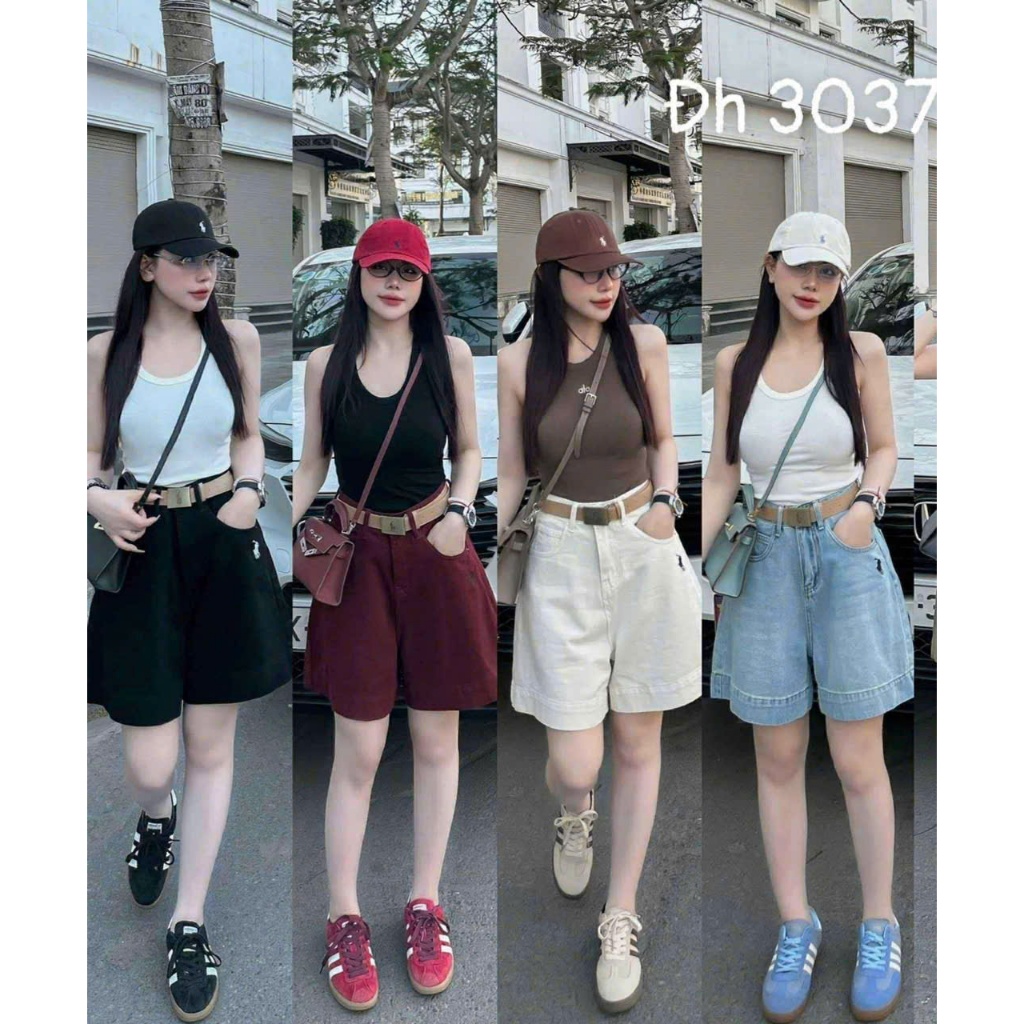 [Cạp chun sau] Quần jean ngố họa tiết thêu n.gựa vải jean mềm không kèm đai, thời trang nữ năng động