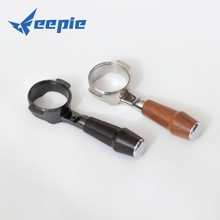 Feepie tay cầm gỗ pha espresso không đáy 58mm 2 tai thông dụng