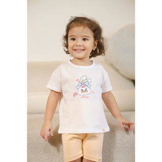 NGỌC BẢO AN KIDS (1-6Y)  Bộ quần áo lửng tay ngắn 100% cotton thoáng mát, co giãn tốt dành cho bé gái từ 10kg đến 23kg
