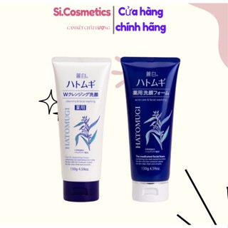Sữa Rửa Mặt Ý Dĩ Hatomugi Moisturizing & Facial Washing Nhật Bản Trắng Da Dưỡng Ẩm 130g