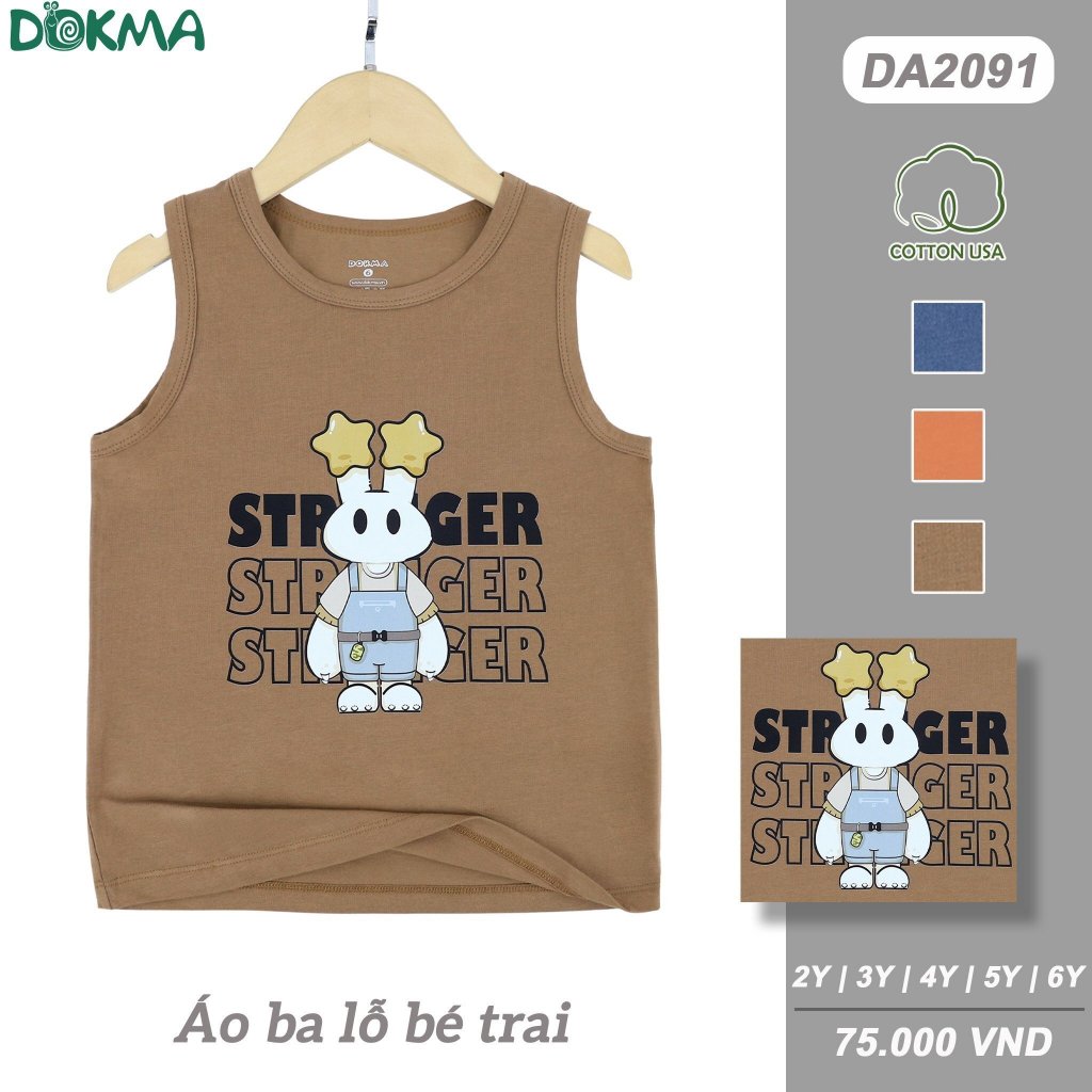 (11-25 kg, 2-7Y) Áo Ba Lỗ Bé Trai BT Nhiều Hình Thù Ngộ Nghĩnh DA2091 DA2156 DA2218 DA2661 DA3043 DA3044