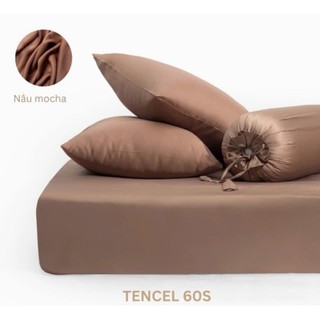 Bộ chăn ga gối 100% tencel vải tencel 60s hàng may kỹ