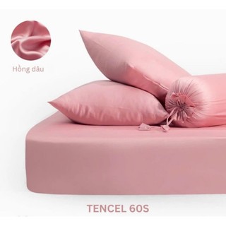 Bộ chăn ga gối 100% tencel vải tencel 60s hàng may kỹ