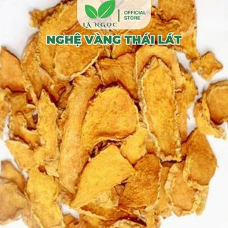 Nghệ Vàng Thái Lát tốt cho tiêu hoá thương hiệu Lá Ngọc gói 500g