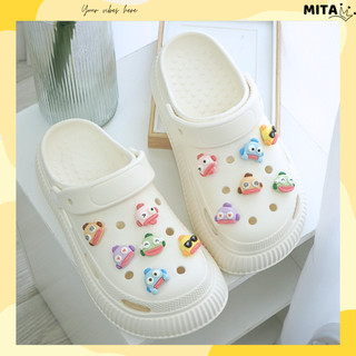 Dép cross nữ đế cao 5cm Sticker tự chọn Mita kiểu sandal CSM-13