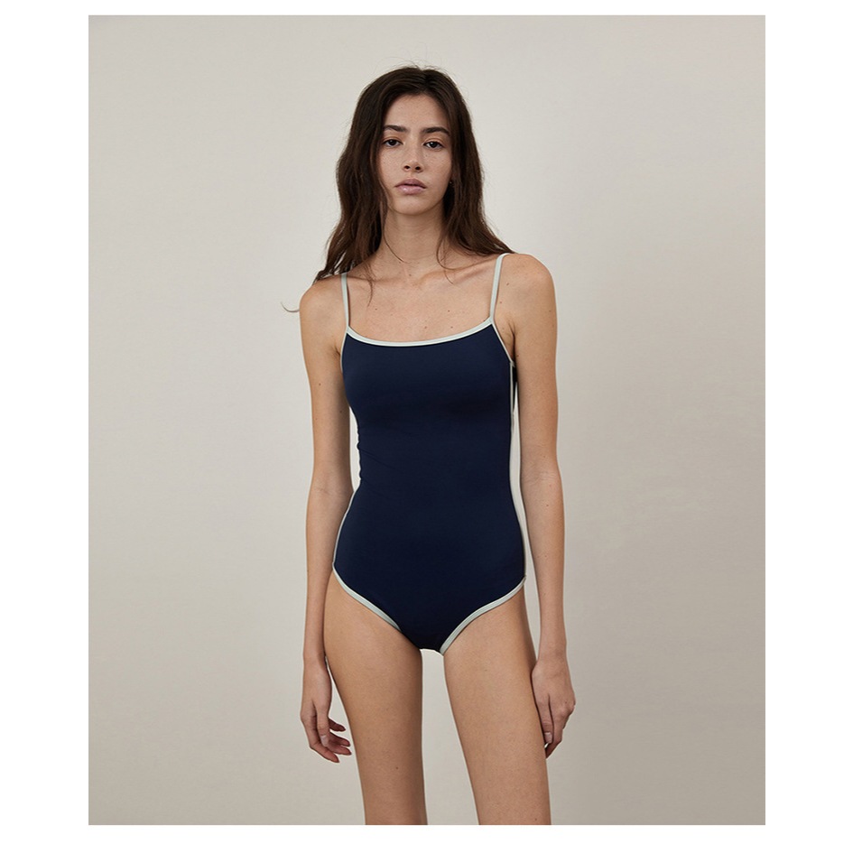 Bộ bơi một mảnh basic phong cách tối giản Hàn Quốc minimalism, monokini cao cấp cut out lưng Lili Bikini | BigBuy360 - bigbuy360.vn