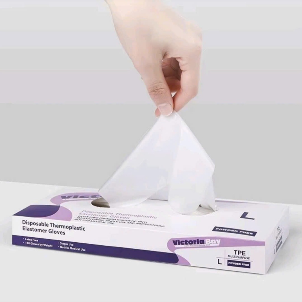 Hộp 100 Găng Tay Cao Su Siêu Dai Victoria BAY Đa Năng Tiện Lợi Dùng 1 Lần tại OKSEP