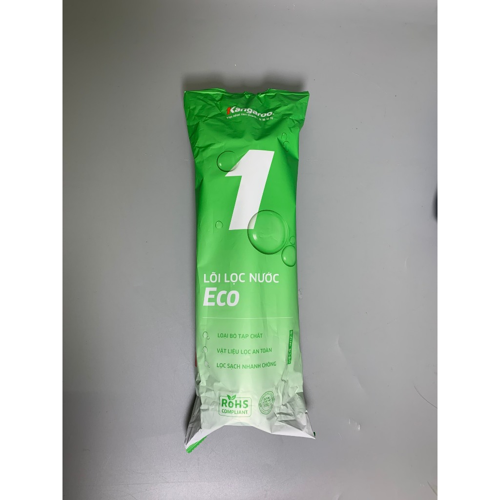 Lõi lọc thô số 1 Kangaroo Extra lọc bụi bẩn PP5 Micron chính hãng dùng cho máy loc nước RO có 3 cốc lọc thô 10Inch