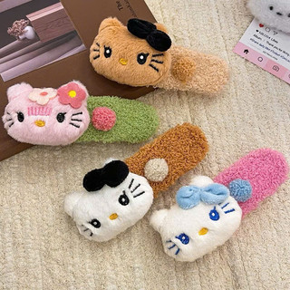 Kẹp tóc mỏ vịt Hello Kitty loại lớn lông xù đáng yêu thời trang nữ mẫu mới 🌸🌸🌸