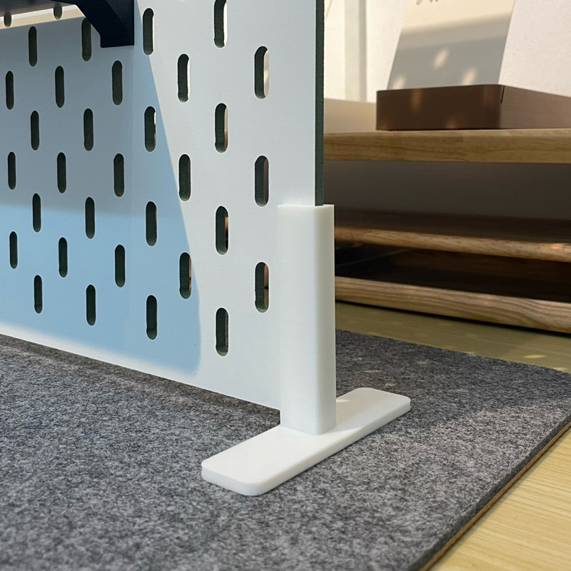2 chân đế chữ T để bàn cho bảng Pegboard Lỗ Dọc | Phụ Kiện Pegboard Đa Năng