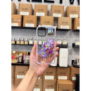 Ốp lưng điện thoại Han icase chống sốc, ố vàng cho iPhone 14Pro/ 14Promax BST Hoa