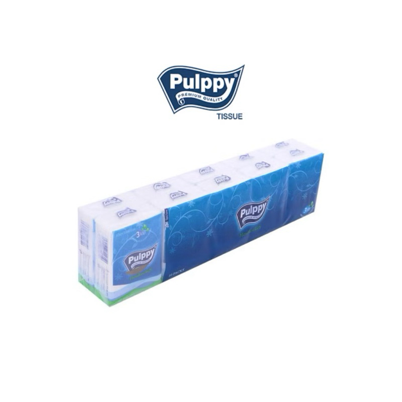 [Top Value] ( Lốc 10 túi ) Khăn giấy bỏ túi Pulppy - Hàng Chính Hãng