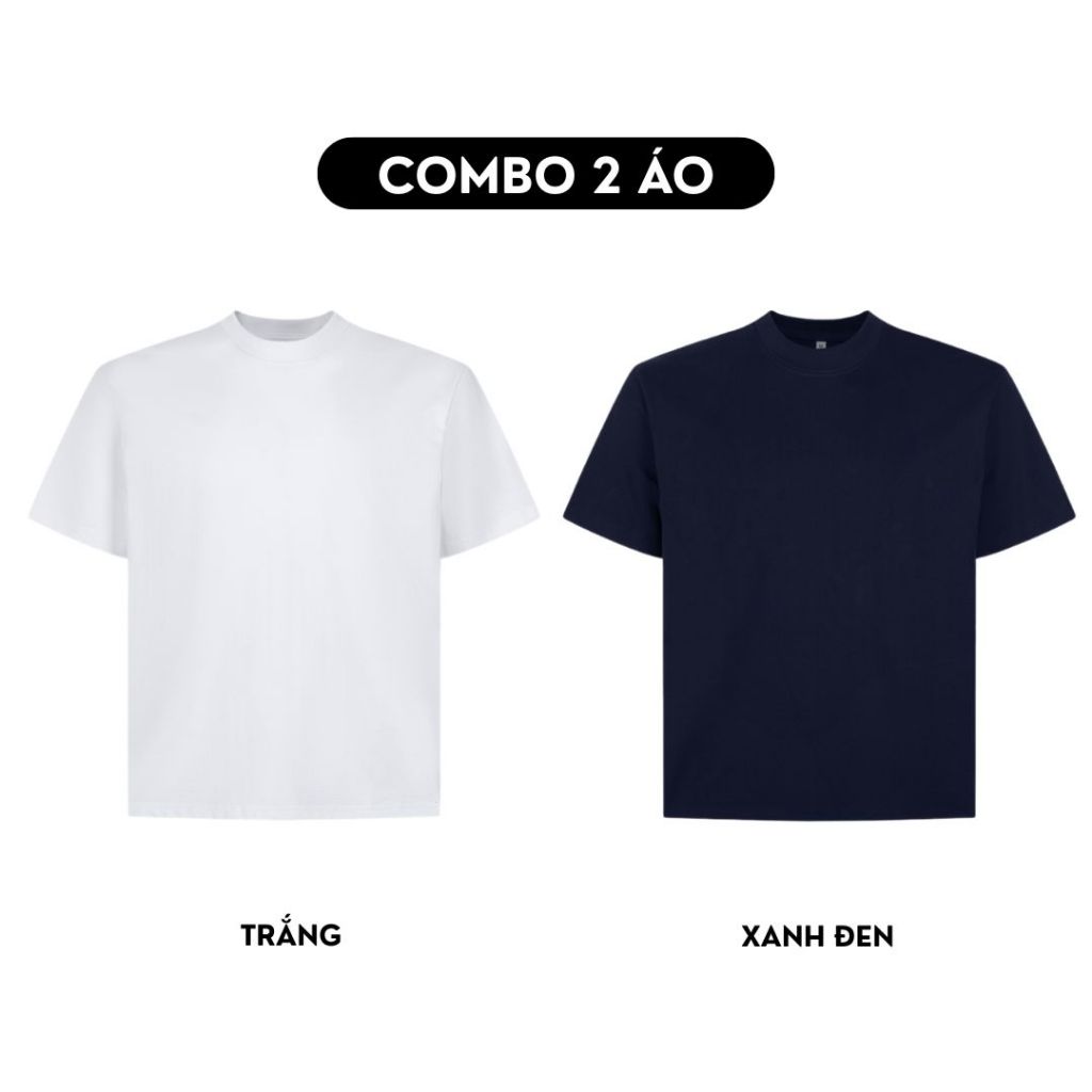 Combo(Trắng+Xanhđen)