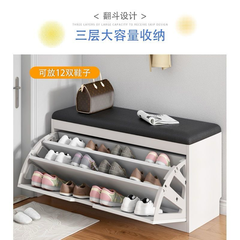 Ghế ngồi kết hợp tủ để giày tiện lợi