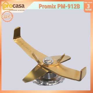(mới 2025) Máy xay sinh tố công nghiệp Promix PM-912B - 1800W - Có hẹn giờ - Lưỡi dao 6 cánh phủ titan