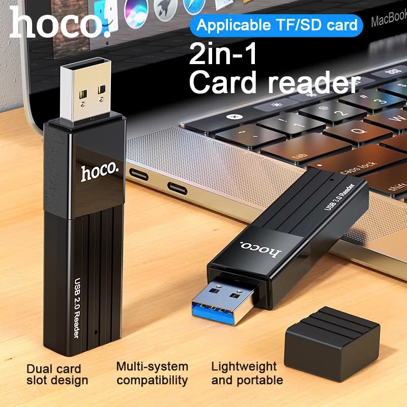 Đọc Thẻ Nhớ Đa năng SD Hoco HB20 3.0 Chính hãng DASEP