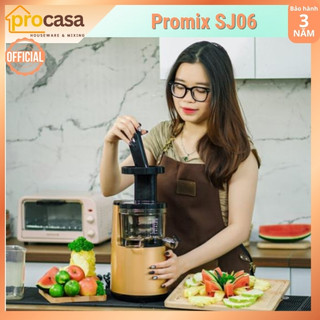Máy ép chậm Promix SJ06 (SJ-06) - 150W - Ép rau - thơm dứa tốt - hạn chế kẹt - Bảo hành 3 năm