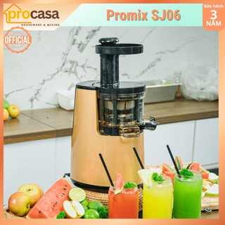 Máy ép chậm Promix SJ06 (SJ-06) - 150W - Ép rau - thơm dứa tốt - hạn chế kẹt - Bảo hành 3 năm