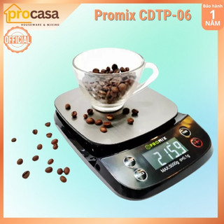Cân điện tử nhà bếp Promix CDTP-06 - 0.1 - 5000g - Có kháng nước - Cân pha chế