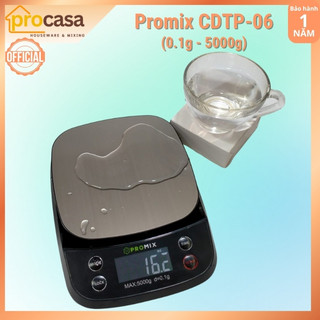 Cân điện tử nhà bếp Promix CDTP-06 - 0.1 - 5000g - Có kháng nước - Cân pha chế