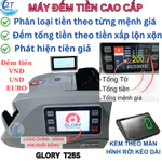 [ NHẬP KHẨU 100%] Máy đếm tiền cao cấp GLORY,  máy phát hiện kiểm tra tiền giả, phân loại tiền, đếm tổng tiền bh 24t — ảnh 1
