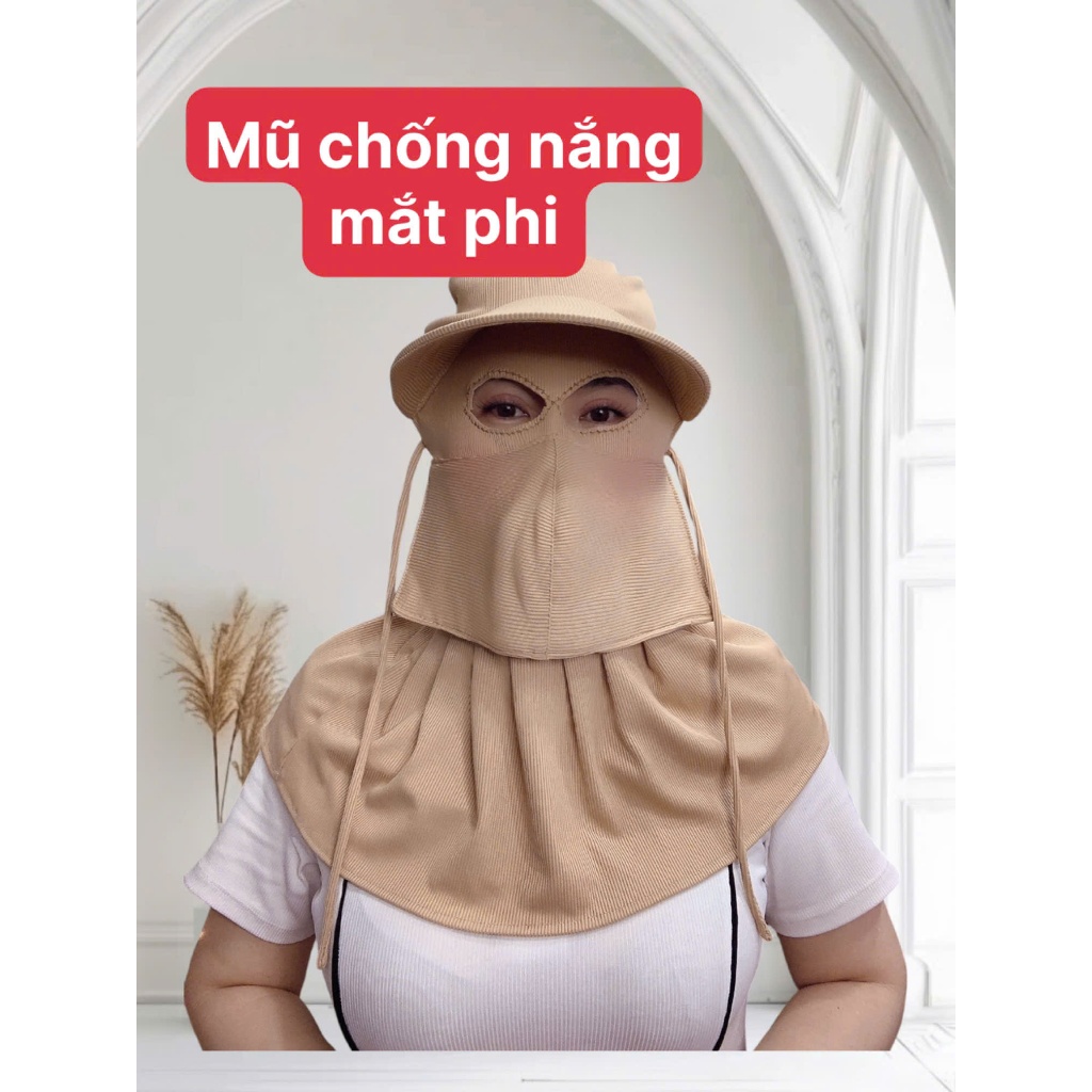 Mũ chống nắng-mũ chống nắng che kín khuôn mặt tránh sạm nám da khỏi tia UV -mũ mắt phi -kimyen5