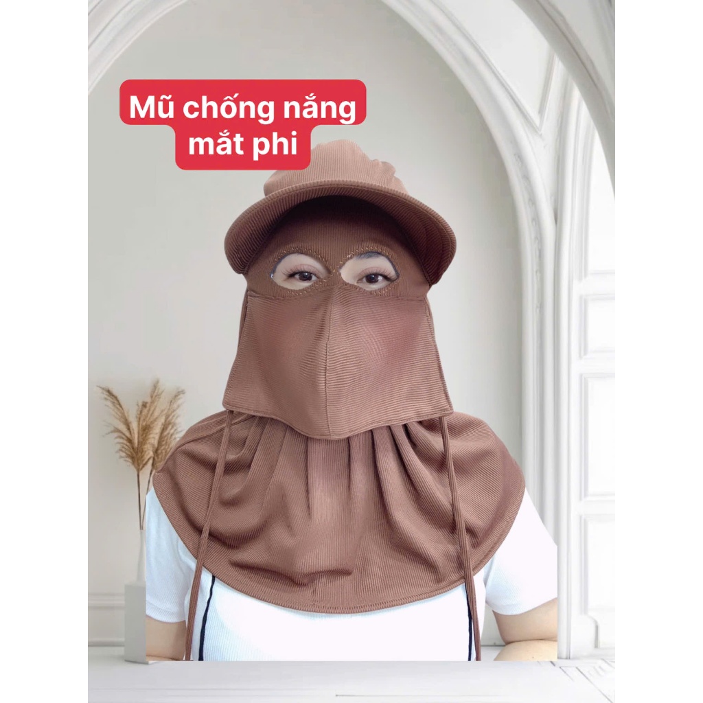 Mũ chống nắng-mũ chống nắng che kín khuôn mặt tránh sạm nám da khỏi tia UV -mũ mắt phi -kimyen5