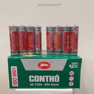 (40viên)Pin con thỏ 1,5V, Pin AA lớn, Pin AAA bé, Pin tiểu, Pin đũa, pin điều khiển, đồng đồ, đồ chơi - Chính Hãng