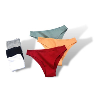 Combo 5 Quần lót nữ cotton trơn mềm mịn thoáng mát siêu xinh King Shop L-261