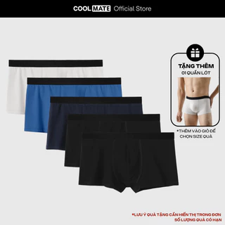 Pack 5 Trunk Cotton Coolmate Basics cạp logo