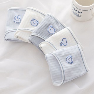 Combo 5 Quần lót nữ cotton cute gân tăm mềm mại siêu dễ thương King Shop L-861