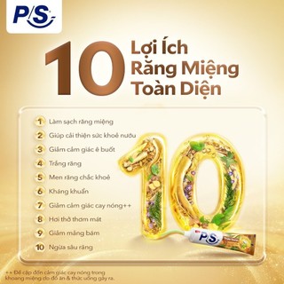 [Live]Combo 3 Kem đánh răngP/S Thảo Dược100g/150g,cho10 lợi ích răng miệng toàn diện với10thảo dược quý&côngnghệ hiệnđại